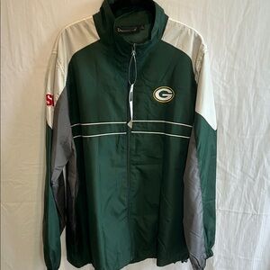 Green Bay Packer Windbreaker Size L